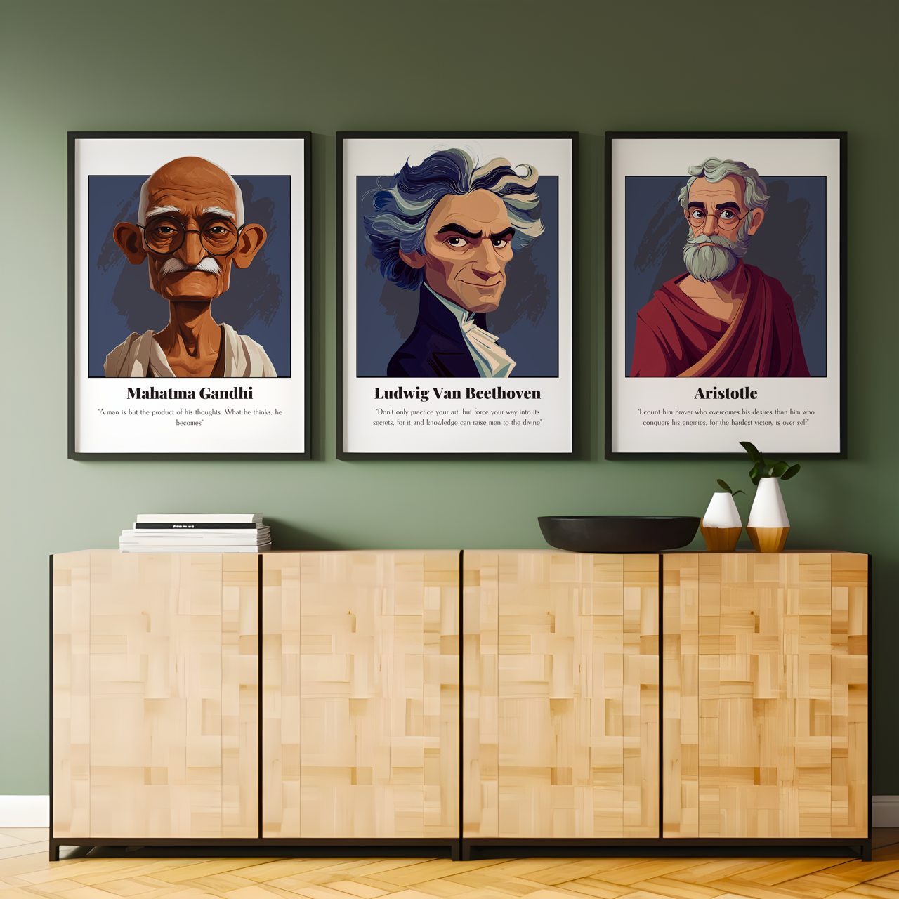 Ludwig Van Beethoven Quote Poster