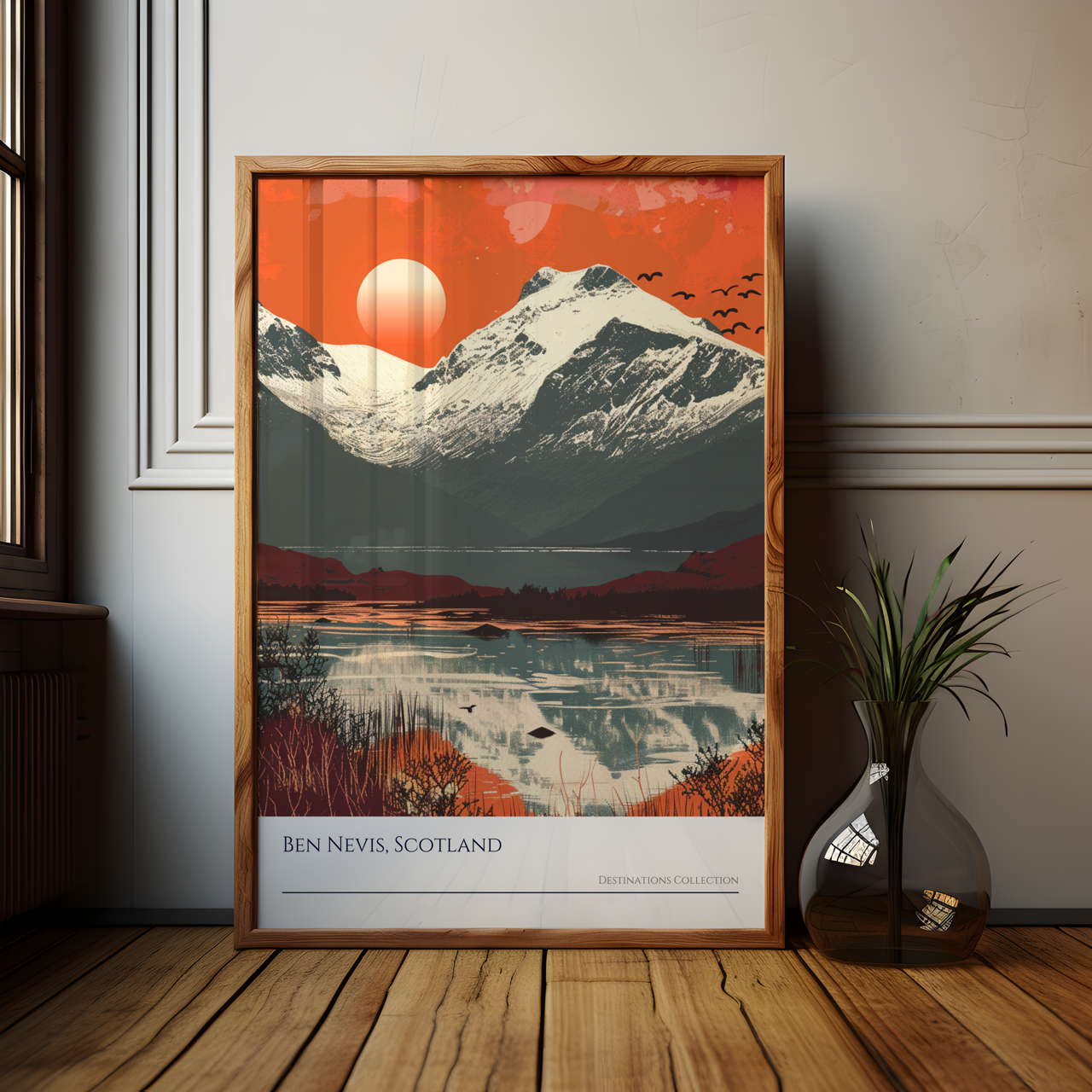 Ben Nevis Sunset Poster