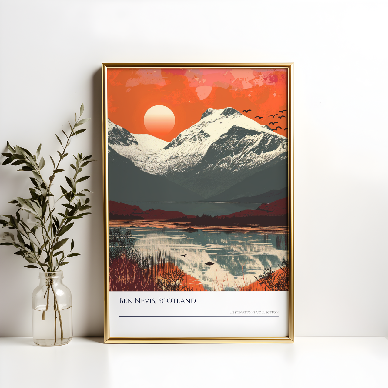 Ben Nevis Sunset Poster