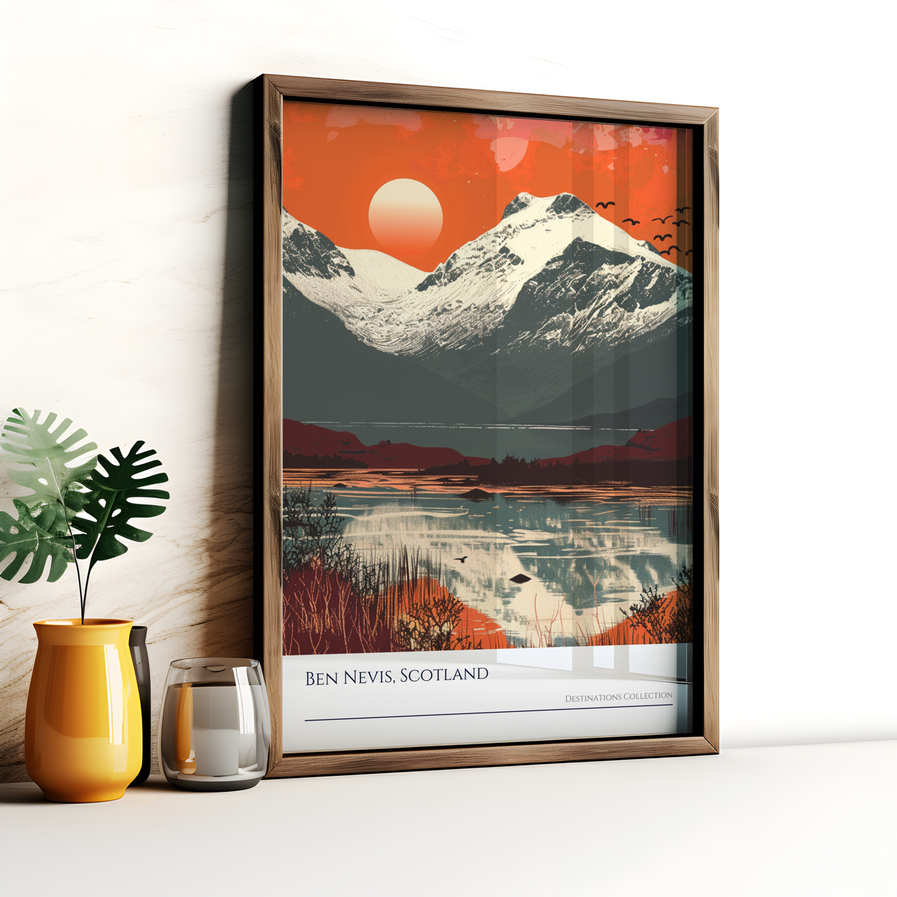 Ben Nevis Sunset Poster