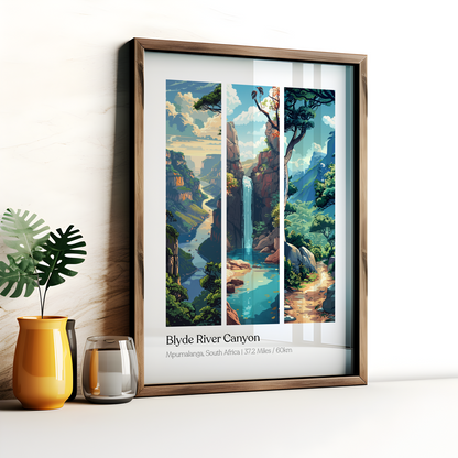 Blyde River Canyon South Africa Trek Poster