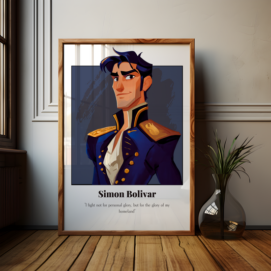 Simón Bolivar Quote Poster