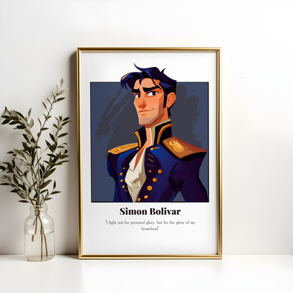 Simón Bolivar Quote Poster