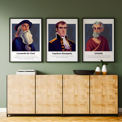 Napoleon Bonaparte Quote Poster