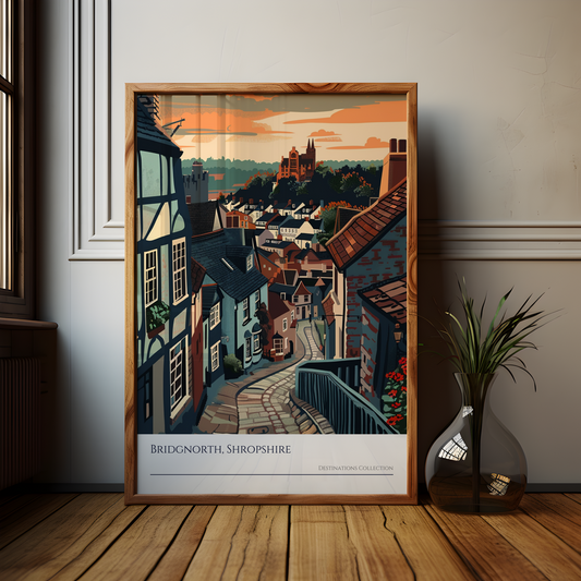 Bridgnorth Sunset Poster