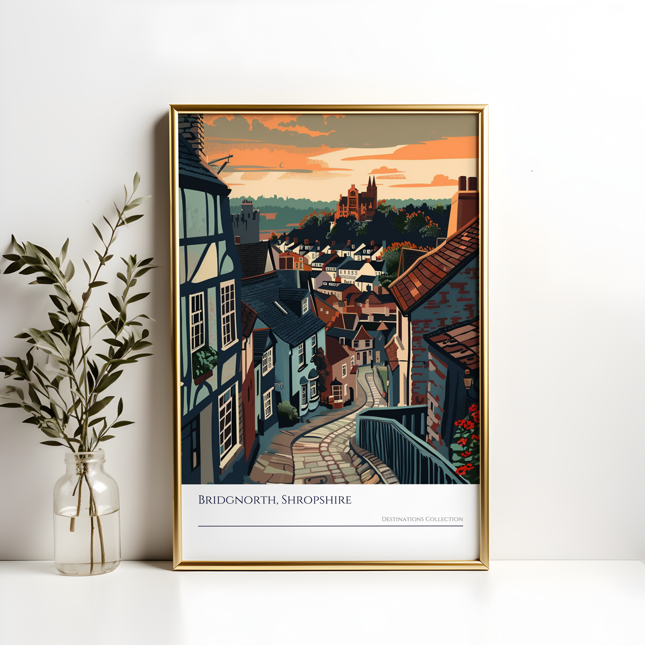 Bridgnorth Sunset Poster