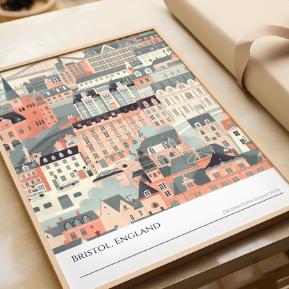 Bristol Cityscape Poster