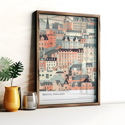 Bristol Cityscape Poster