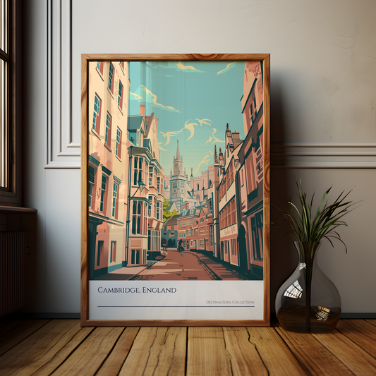 Cambridge Cityscape Poster