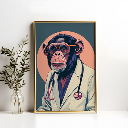 Doctor Chimp Poster