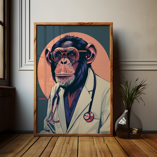 Doctor Chimp Poster