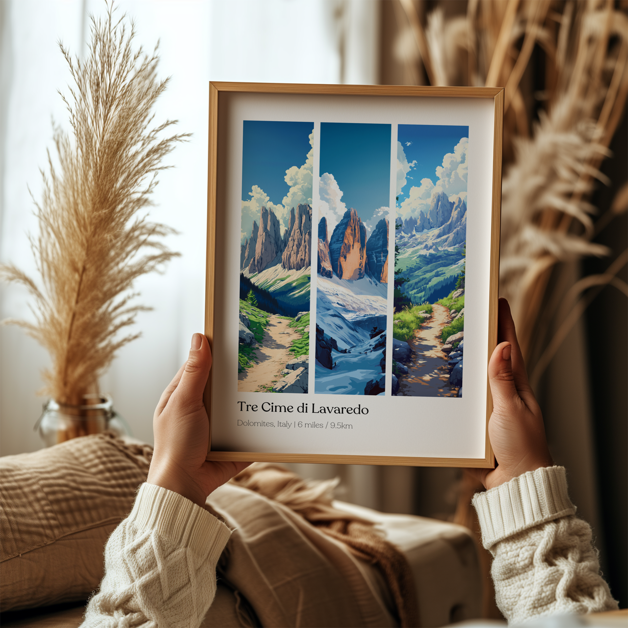 Tre Cime di Lavaredo Dolomites Poster