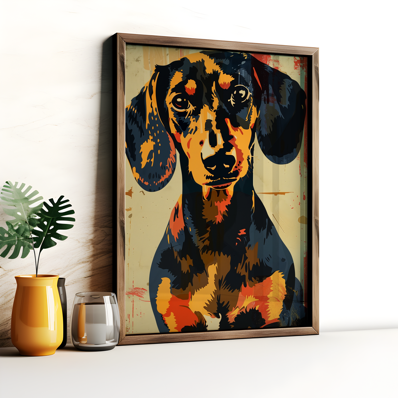 Dachshund Portrait Poster