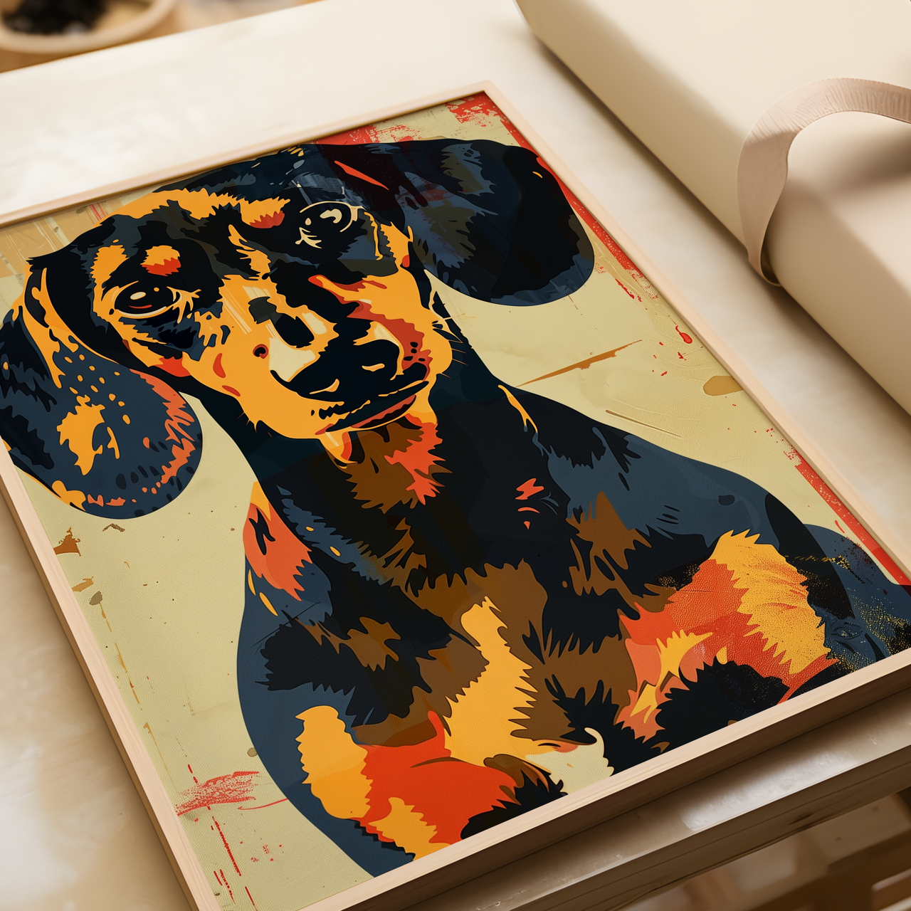 Dachshund Portrait Poster