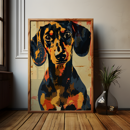 Dachshund Portrait Poster