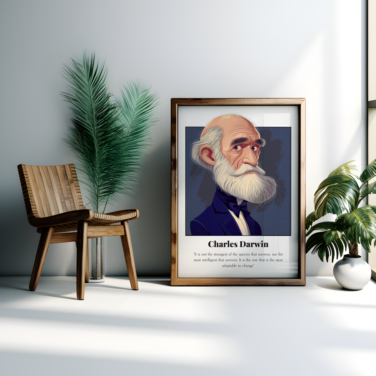 Charles Darwin Quote Poster