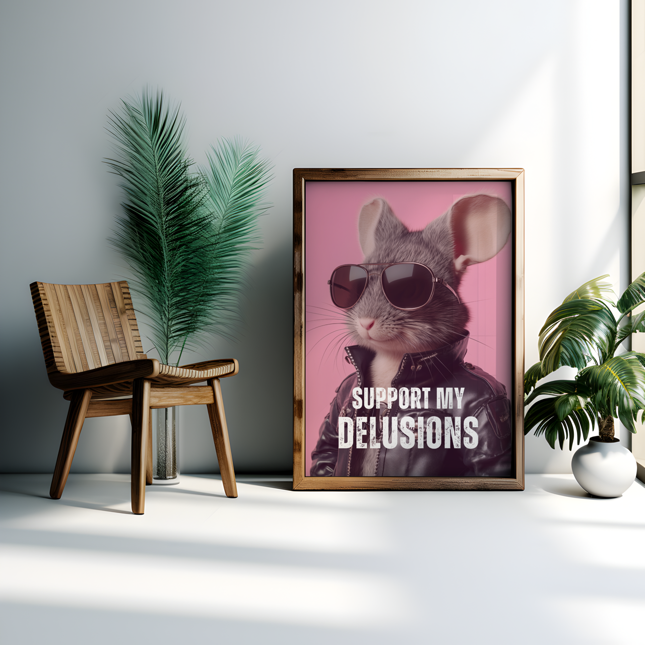 Delulu Chinchilla Print