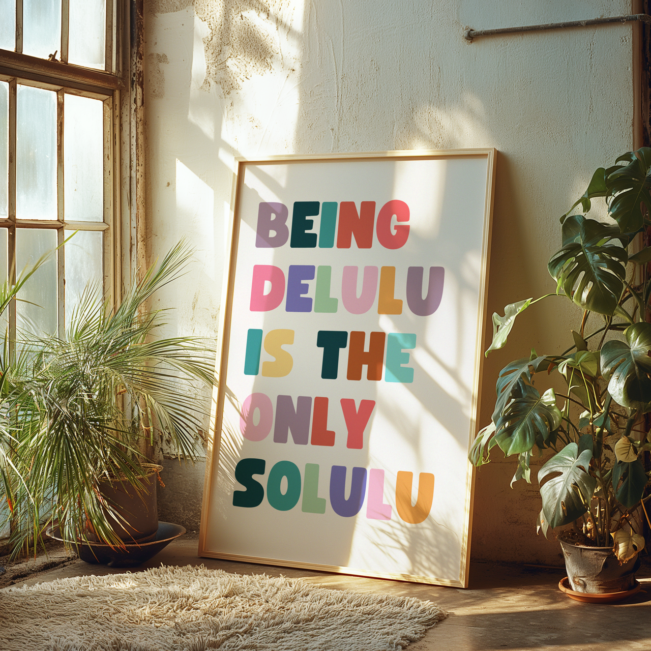 Delulu is the solulu poster