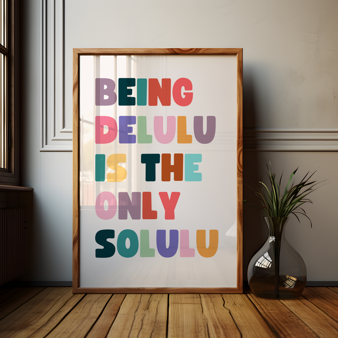 Delulu is the solulu poster