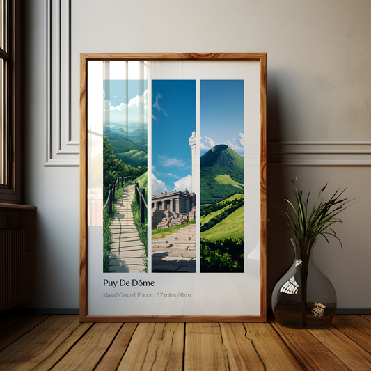 Puy de Dome Massif Central Poster