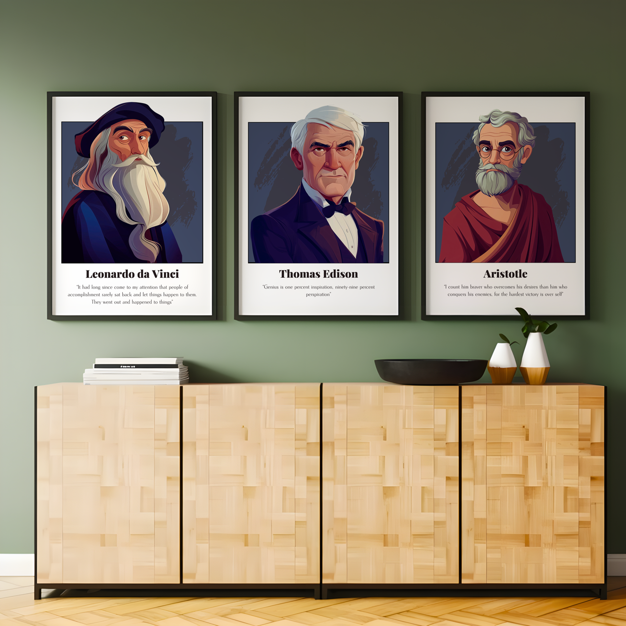 Thomas Edison Quote Poster