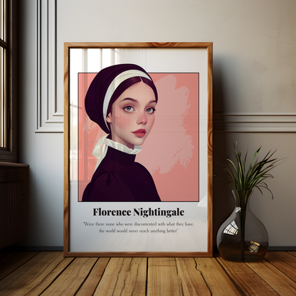 Florence Nightingale Quote Poster