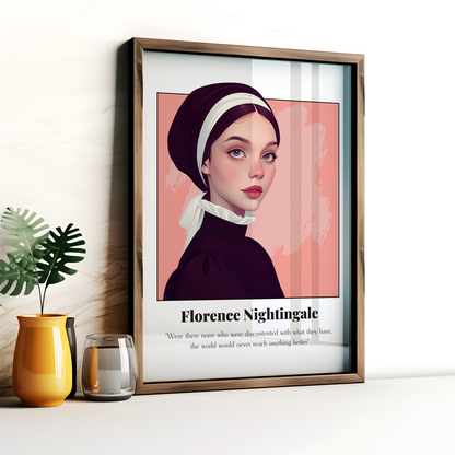 Florence Nightingale Quote Poster