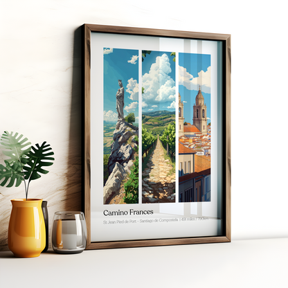 Camino Frances Camino de Santiago Print