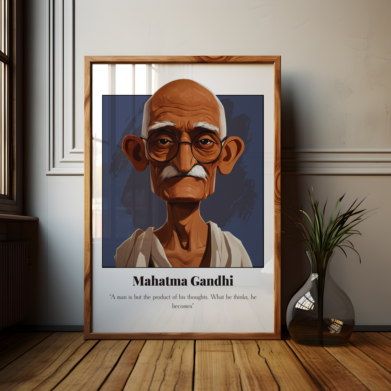 Mahatma Gandhi Quote Poster