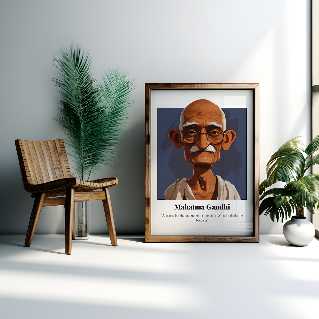 Mahatma Gandhi Quote Poster