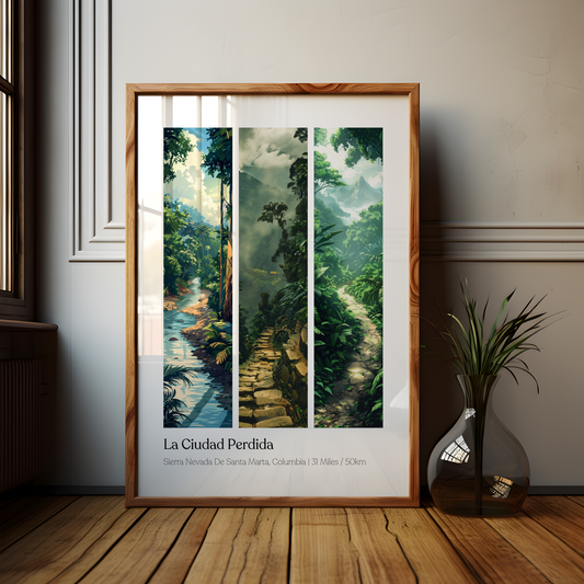 La Ciudad Perdida Trek Poster