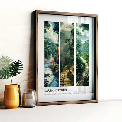 La Ciudad Perdida Trek Poster