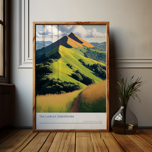 The Lawley Shropshire Hills Poster