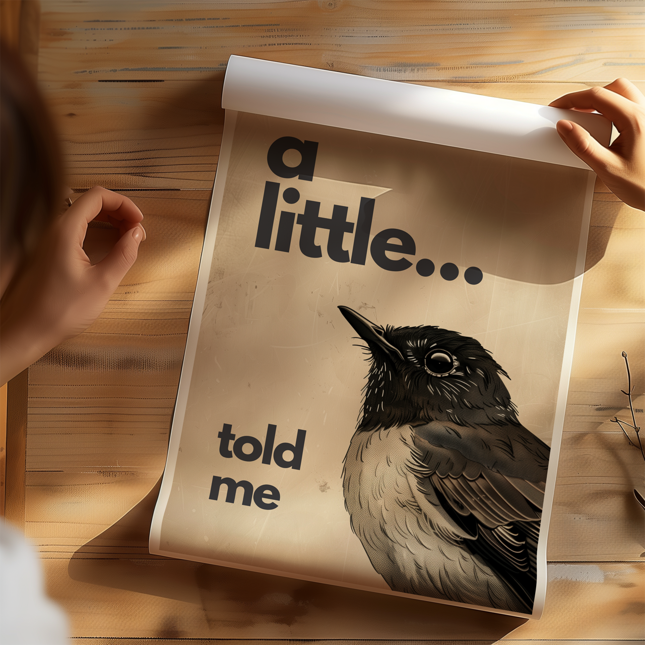 A Little Bird Told Me... Poster