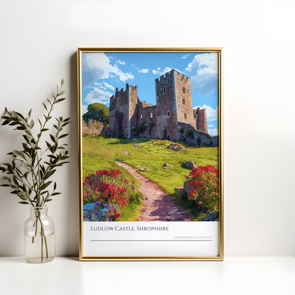 Ludlow Castle Poster