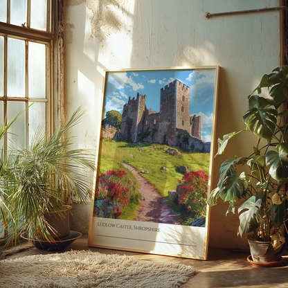 Ludlow Castle Poster