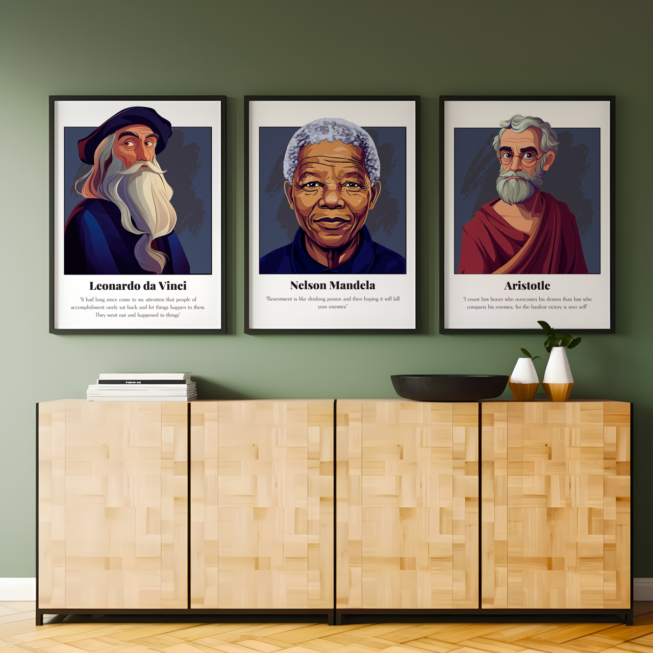 Nelson Mandela Quote Poster