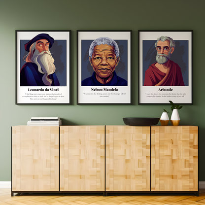 Nelson Mandela Quote Poster