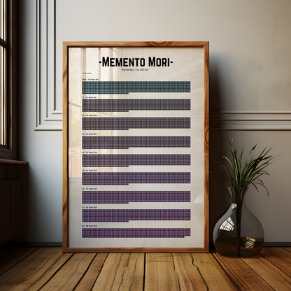 Memento Mori Calendar Poster