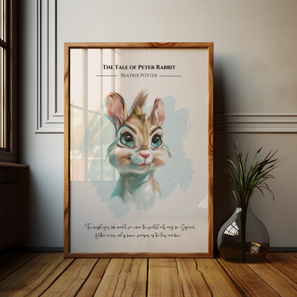 Squirrel Nutkin The Tale of Peter Rabbit Cartoon Poster