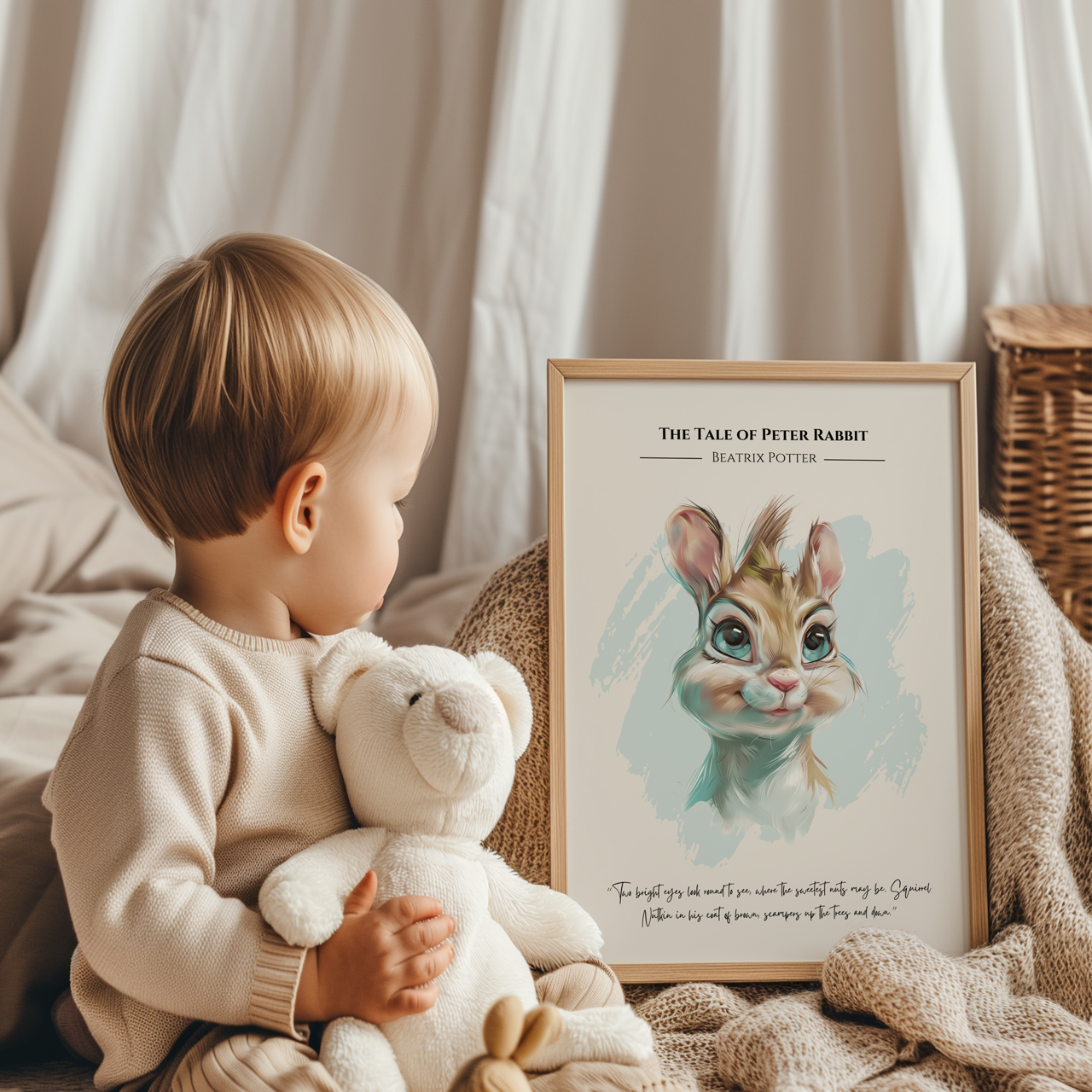 Squirrel Nutkin The Tale of Peter Rabbit Cartoon Poster