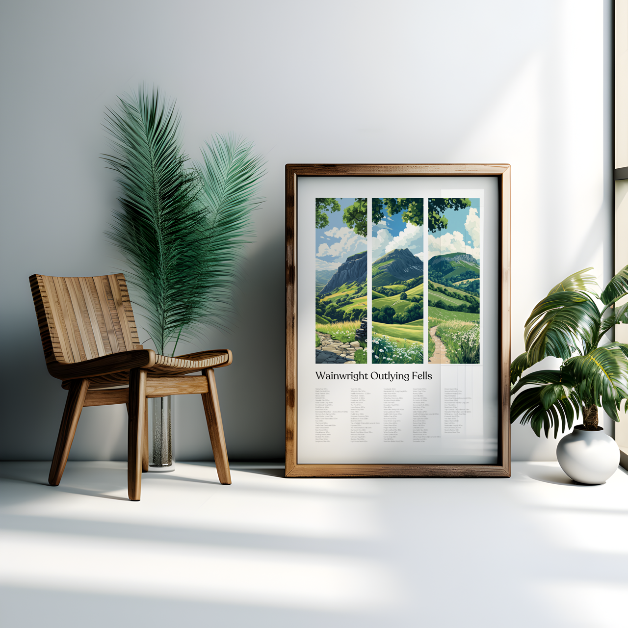 Wainwright Outlying Fells of Lakeland Poster