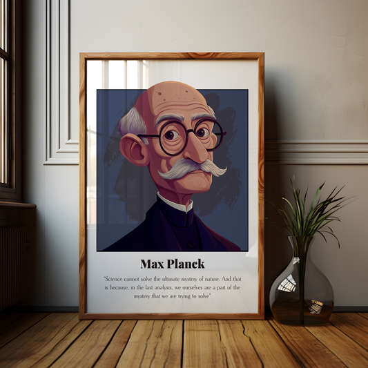 Max Planck Quote Poster