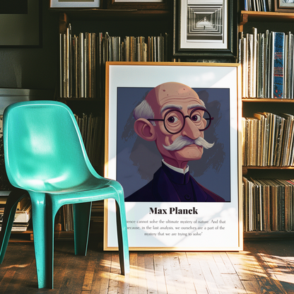 Max Planck Quote Poster