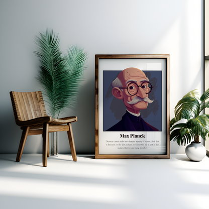 Max Planck Quote Poster