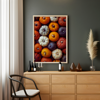 Tiny Pumpkin Autumn Poster