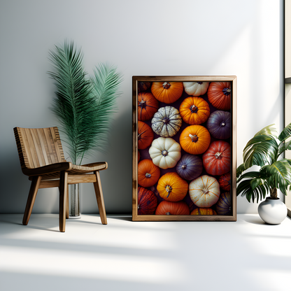 Tiny Pumpkin Autumn Poster