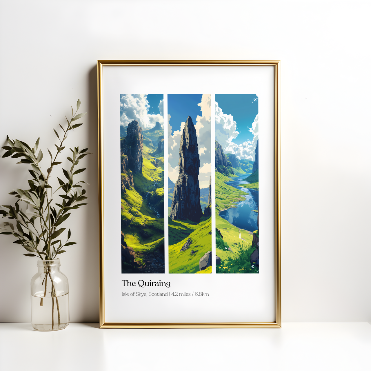 The Quiraing Isle of Skye, Scotland Hike Poster