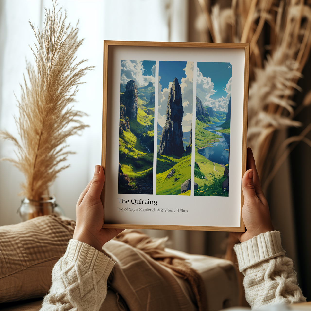 The Quiraing Isle of Skye, Scotland Hike Poster