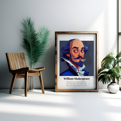 William Shakespeare Quote Poster